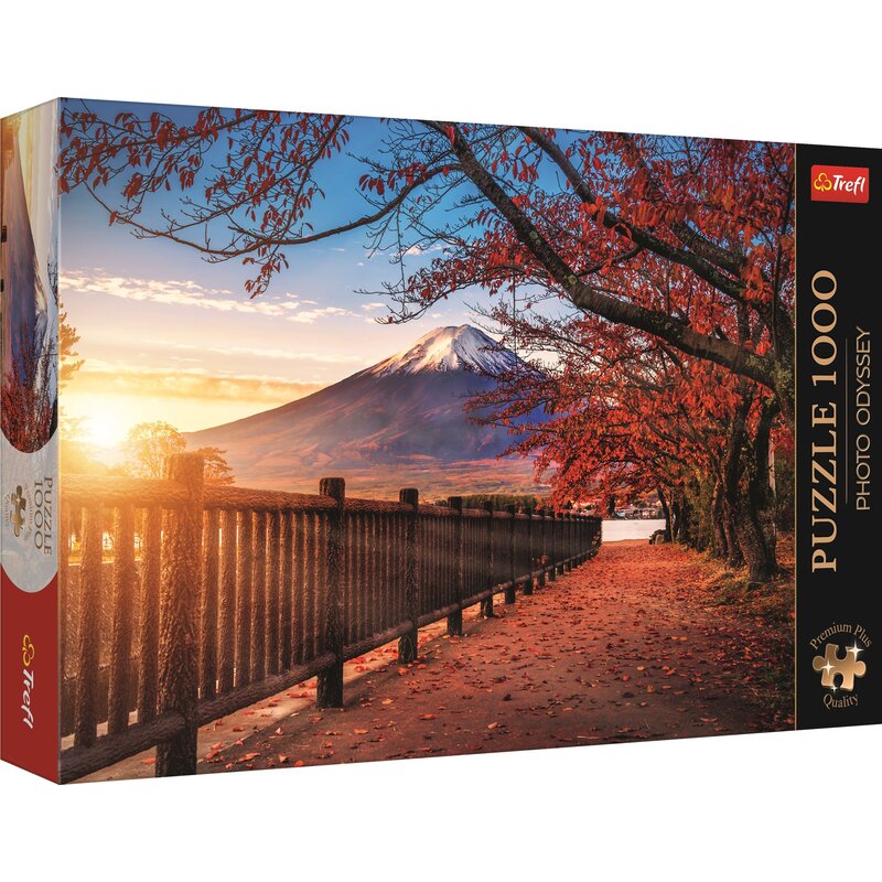 Puzzle TREFL Premium Plus Quality Photo Odyssey Góra Fuji Japonia 10817 (1000 elementów)