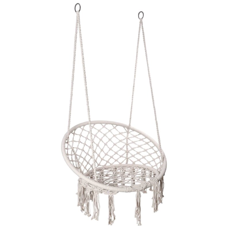 Fotel hamakowy podwieszany EHOKERY Togo Kremowy