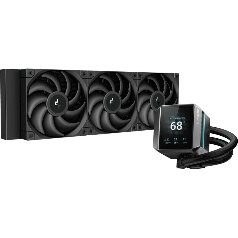 Chłodzenie wodne Deepcool Mystique LCD 360mm (R-LX750-BKDSNMP-G-1)