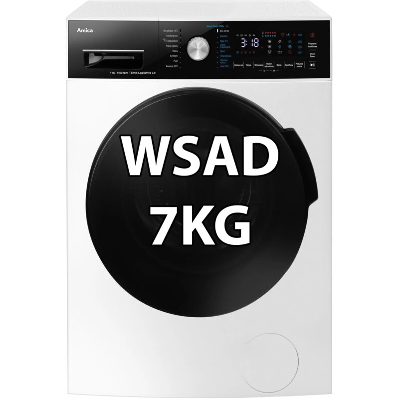 Pralka AMICA TWA4S714ADiStV 7kg Slim 47cm 1400obr