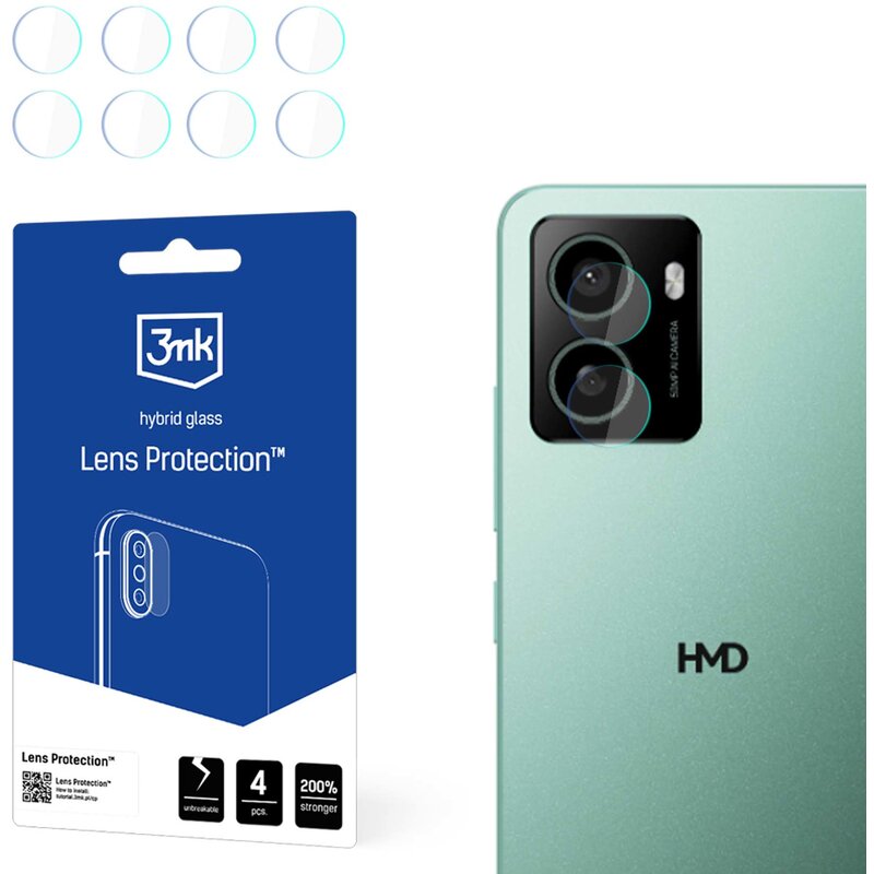 Szkło hybrydowe na obiektyw 3MK Lens Protection do HMD Pulse+