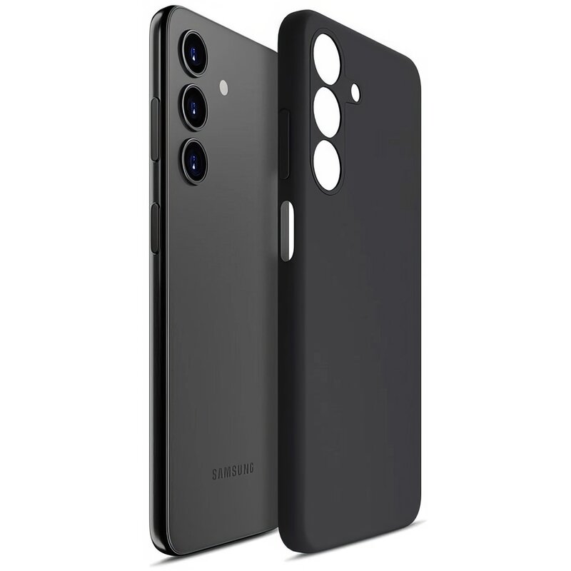 Etui 3MK Silicone Case do Samsung Galaxy A24 4G Czarny