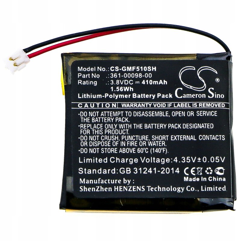 Akumulator CAMERON SINO CS-GMF510SH 410 mAh do Garmin Fenix 5X/5X Running