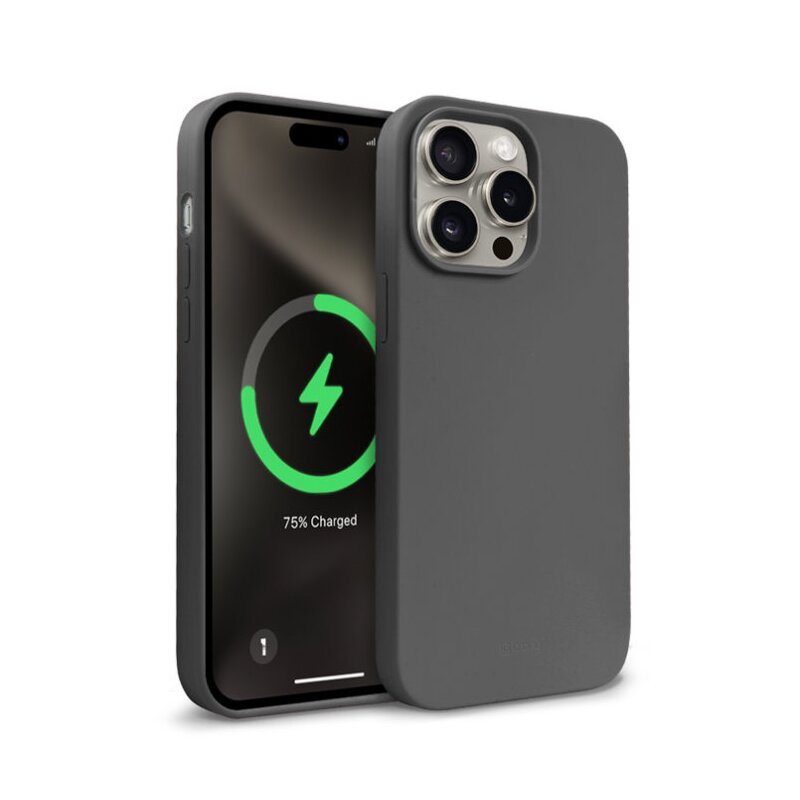 Etui CRONG Color Cover Magnetic MagSafe do Apple iPhone 15 Pro Tytanowy