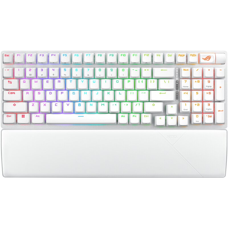 Klawiatura ASUS ROG Strix Scope II 96 Wireless Biały