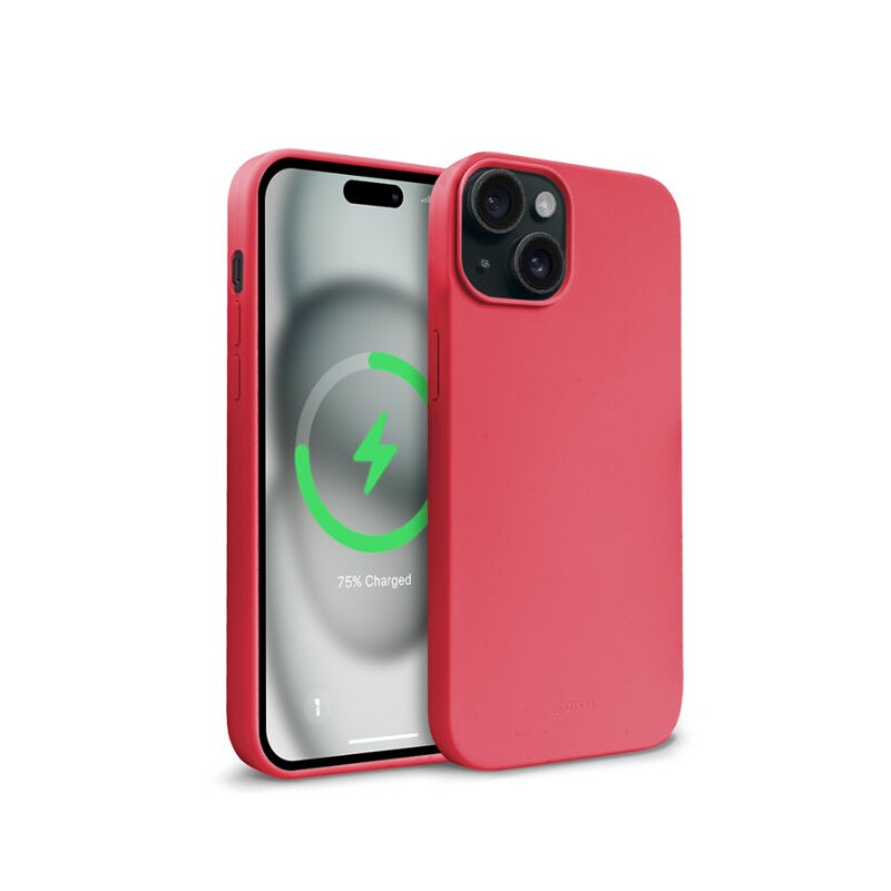 Etui CRONG Color Cover Magnetic MagSafe do Apple iPhone 15 Plus Różowy