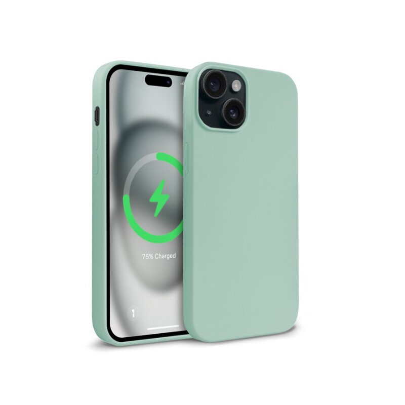 Etui CRONG Color Cover Magnetic MagSafe do Apple iPhone 15 Miętowy