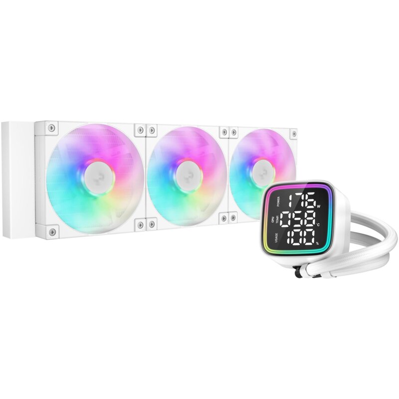 Chłodzenie wodne DEEPCOOL LD360 ARGB Biały