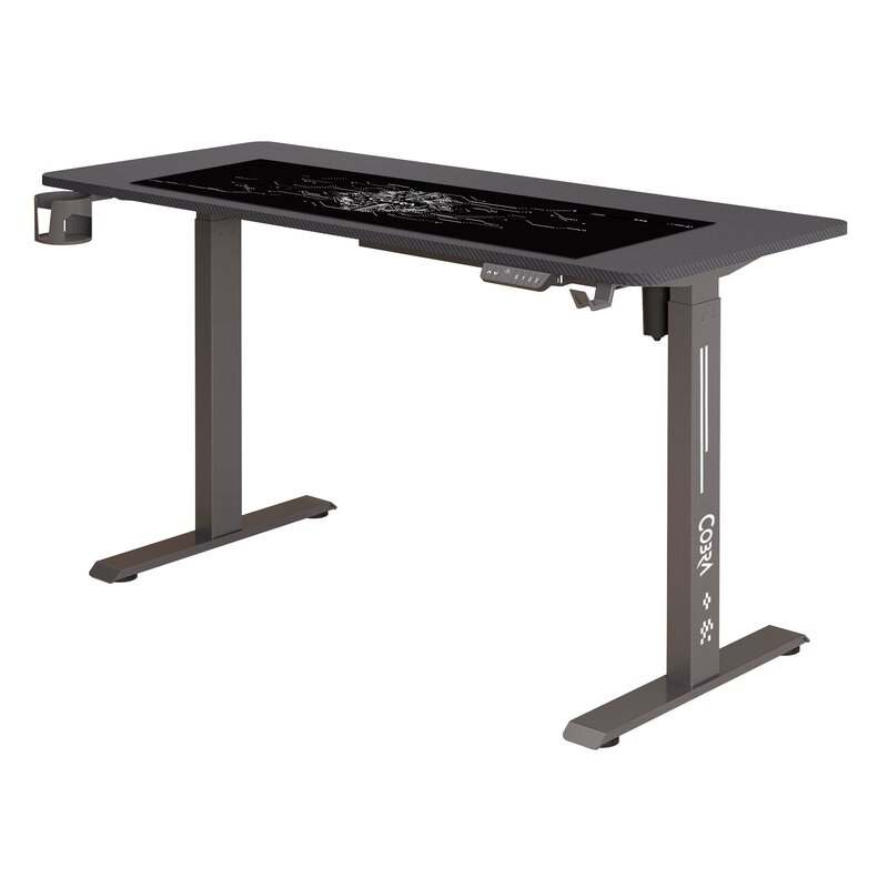 Biurko gamingowe COBRA Electra CRF16ELBK Czarny