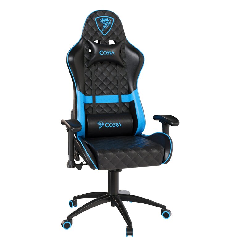 Fotel gamingowy COBRA Draco CRF192 Czarno-niebieski