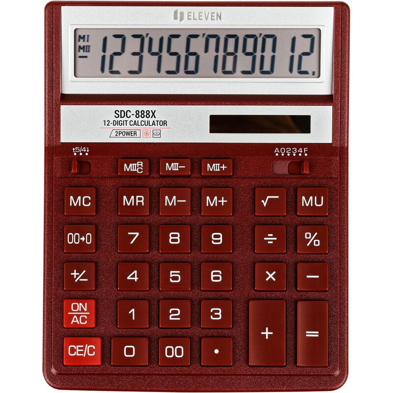 Eleven SDC888XRDE Czerwony