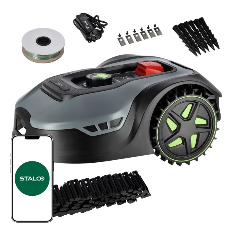 Robot koszący STALCO Perfect RMP950 sterowanie Bluetooth/Wi-Fi 900m2