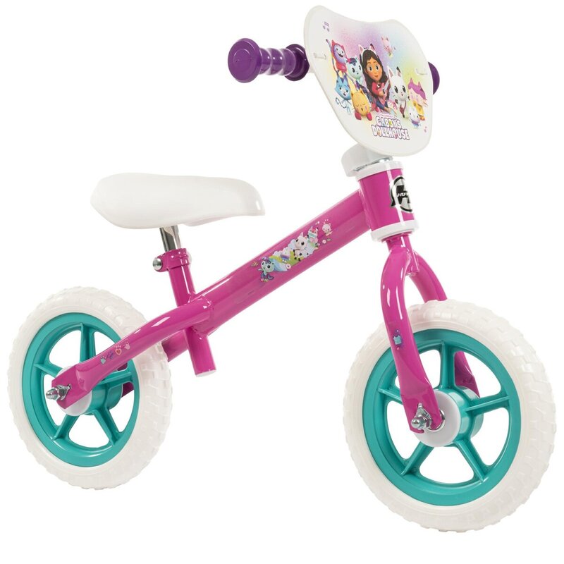 Rowerek biegowy HUFFY Koci Domek Gabi 27953W Różowo-niebieski