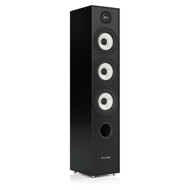 Kolumna głośnikowa PYLON AUDIO Pearl 27 Czarne szczotkowane aluminium (1 szt.)