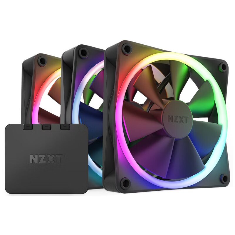 NZXT Zestaw 3 Wentylatory NZXT F120 RGB Kontroler