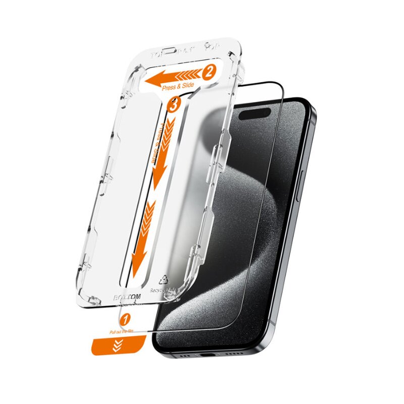 Szkło hartowane CRONG EasyShield do Apple iPhone 15 Pro Max (2szt.)