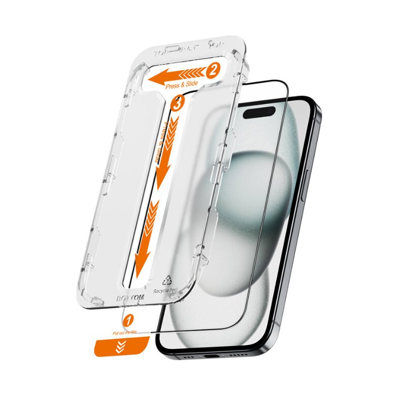 Szkło hartowane CRONG EasyShield do Apple iPhone 15 Plus/16 Plus (2szt.)