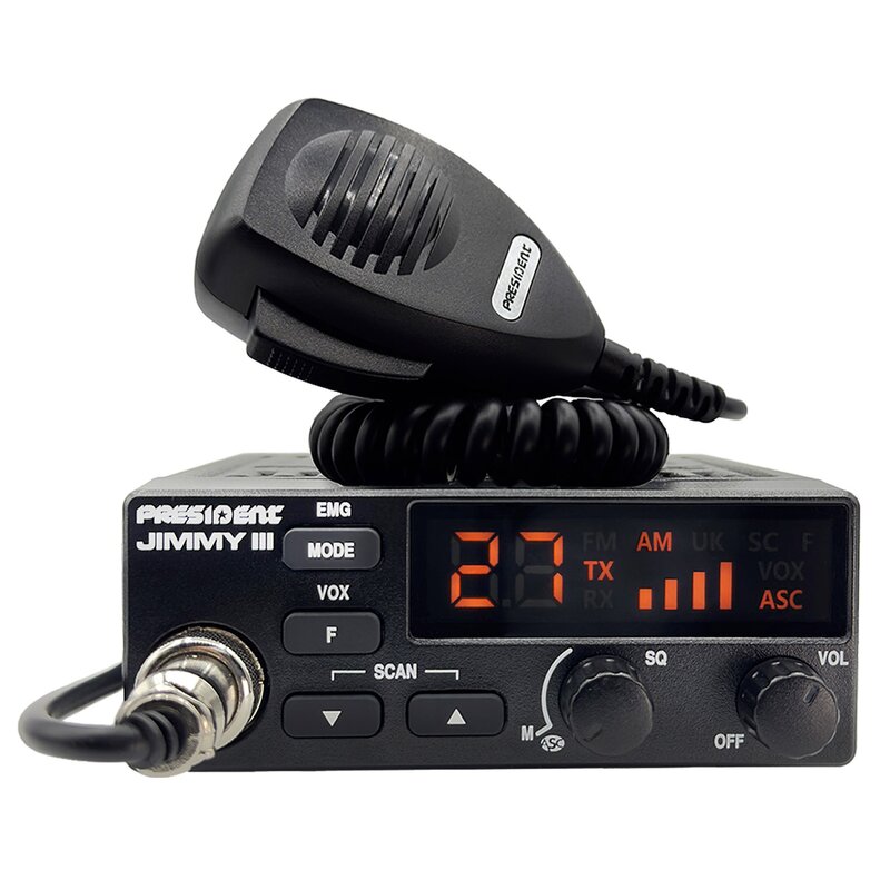 CB RADIO President Jimmy 3 III 12V JIMMY ASC nowy model w ofercie PRESIDENT