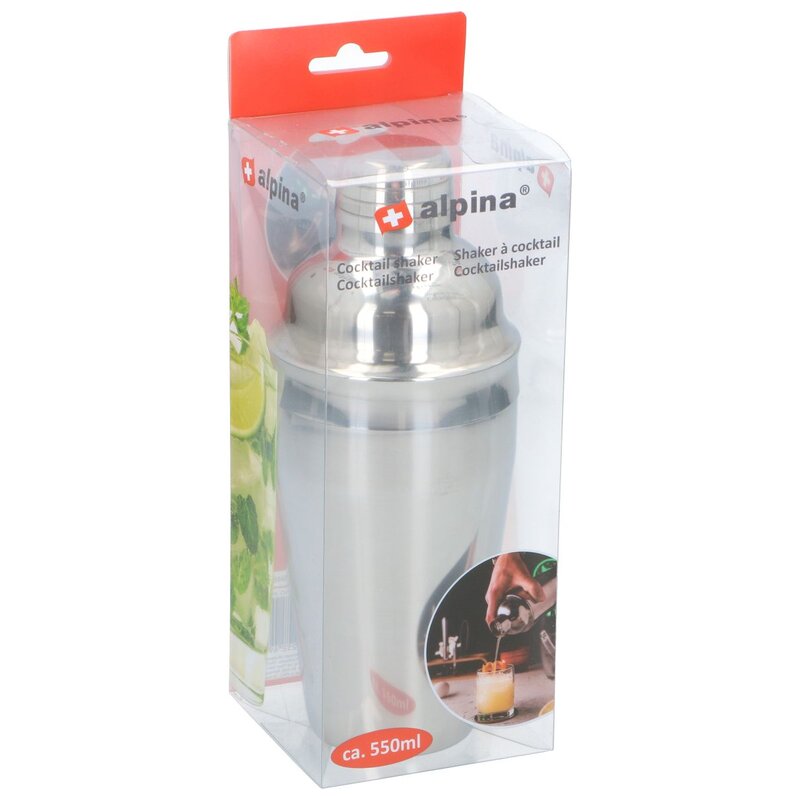 Shaker ALPINA 1060644 Srebrny (550 ml)