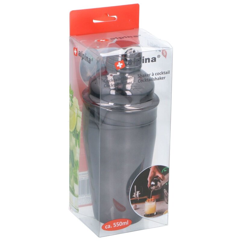 Shaker ALPINA 1060651 Czarny (550 ml)