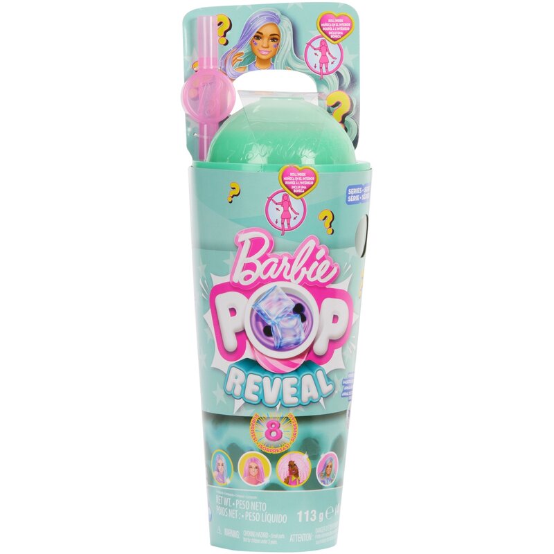Lalka Barbie Pop Reveal Bubble Tea Zielona herbata HTJ21