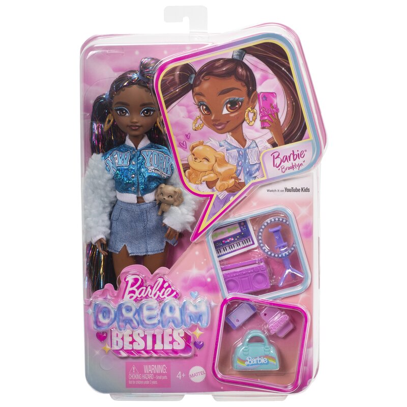 Lalka Barbie Dream Besties Brooklyn HYC22