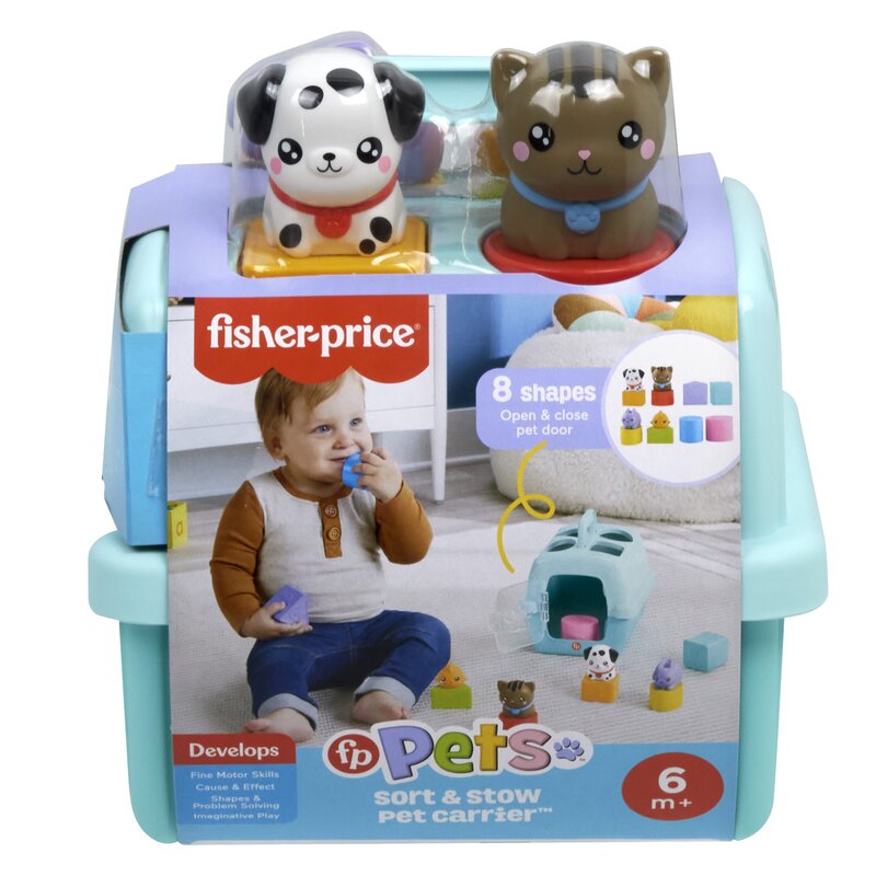 Zabawka edukacyjna FISHER PRICE Sorter Transporter Pets HTW93