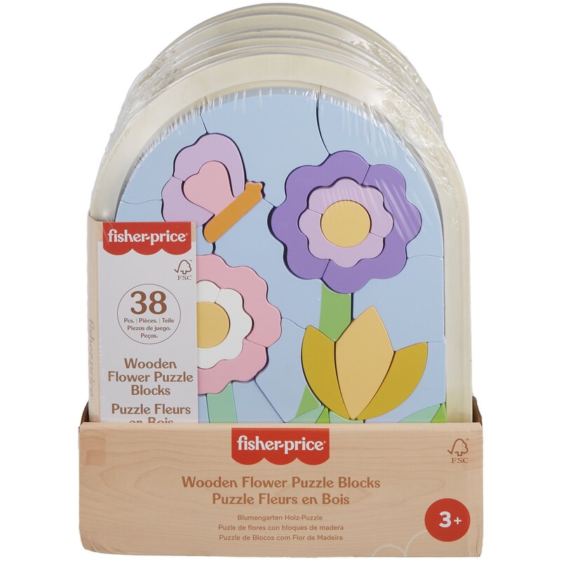 Układanka FISHER PRICE Kwiaty dla dzieci HXT97 (37 elementów)