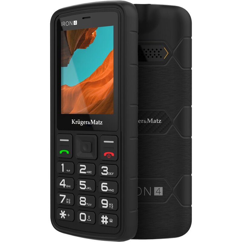 Telefon KRUGER&MATZ Iron 4 4G Czarny