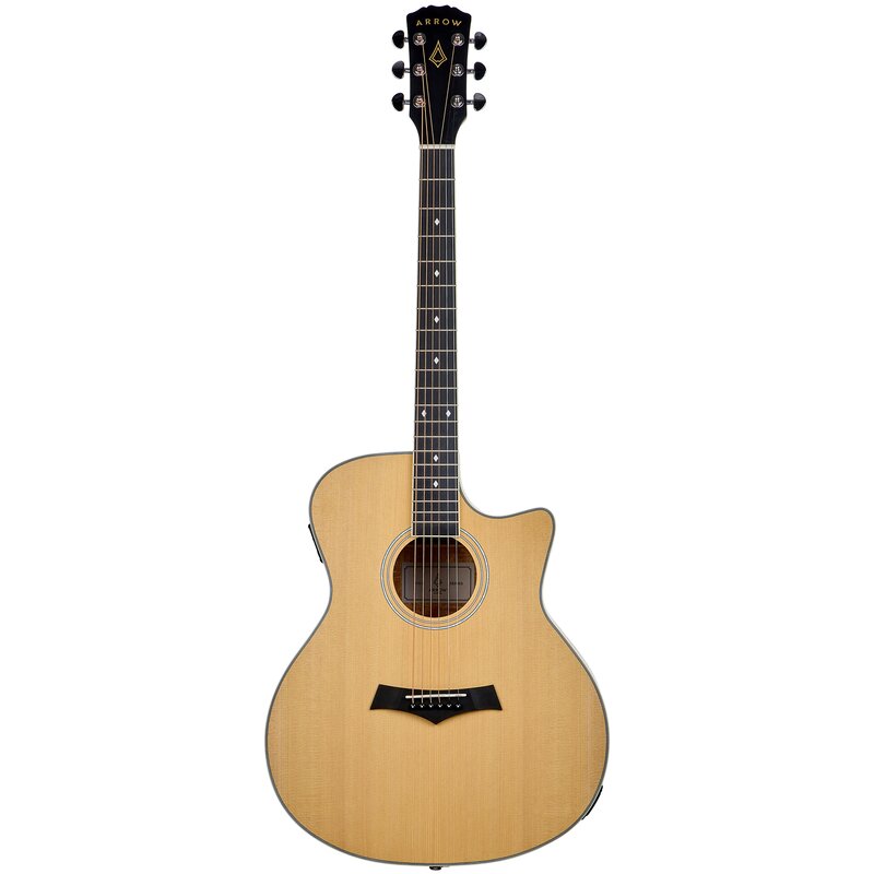 Gitara elektro-akustyczna ARRAW Gold A CE NT Naturalny