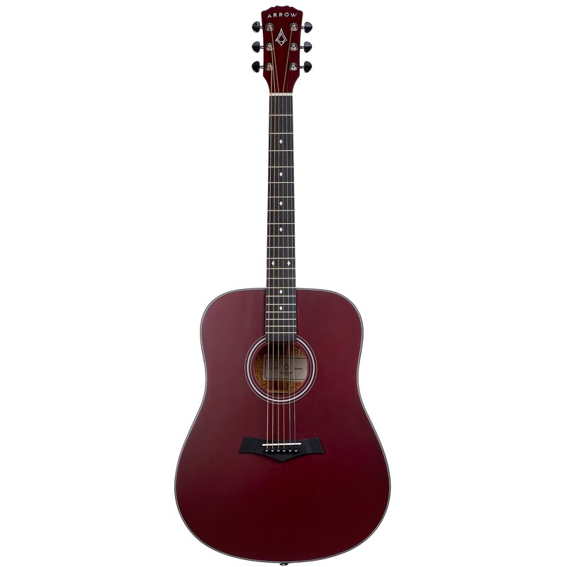 Gitara akustyczna ARROW Silver D WR Wine Red