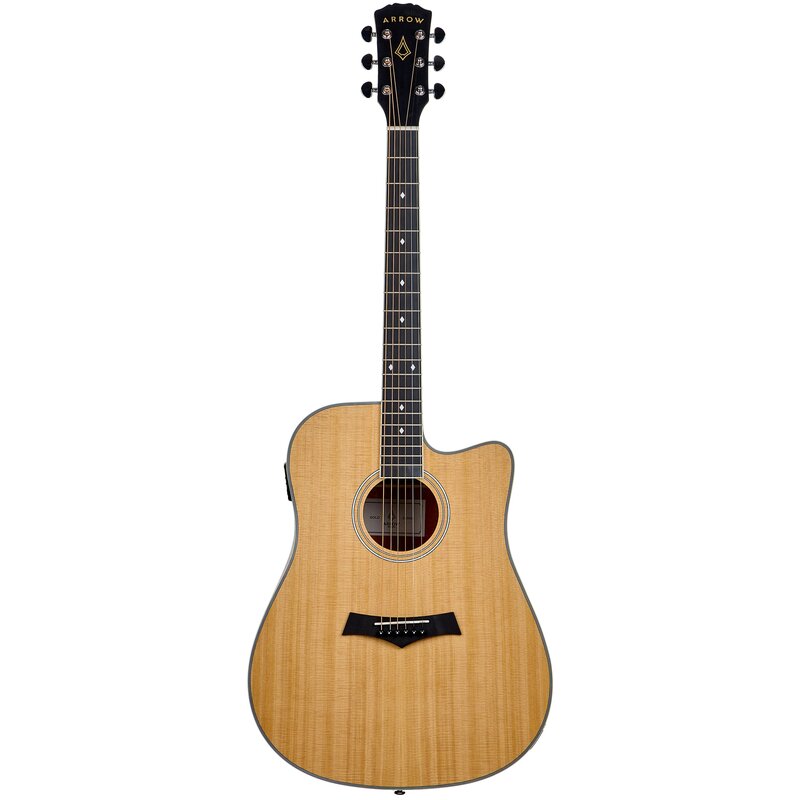 Gitara elektro-akustyczna ARRAW Gold D CE NT Naturalny