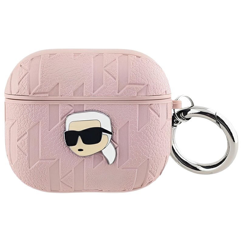 Karl Lagerfeld Monogram Karl Head do Apple AirPods 3 Różowy