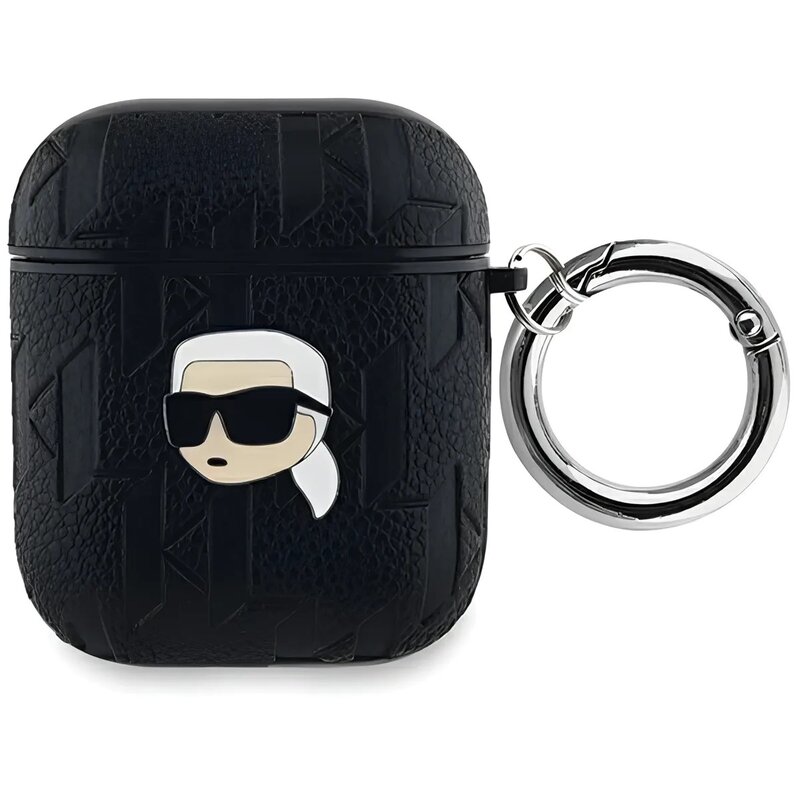 Karl Lagerfeld Monogram Karl Head do Apple AirPods 1/2 Czarny