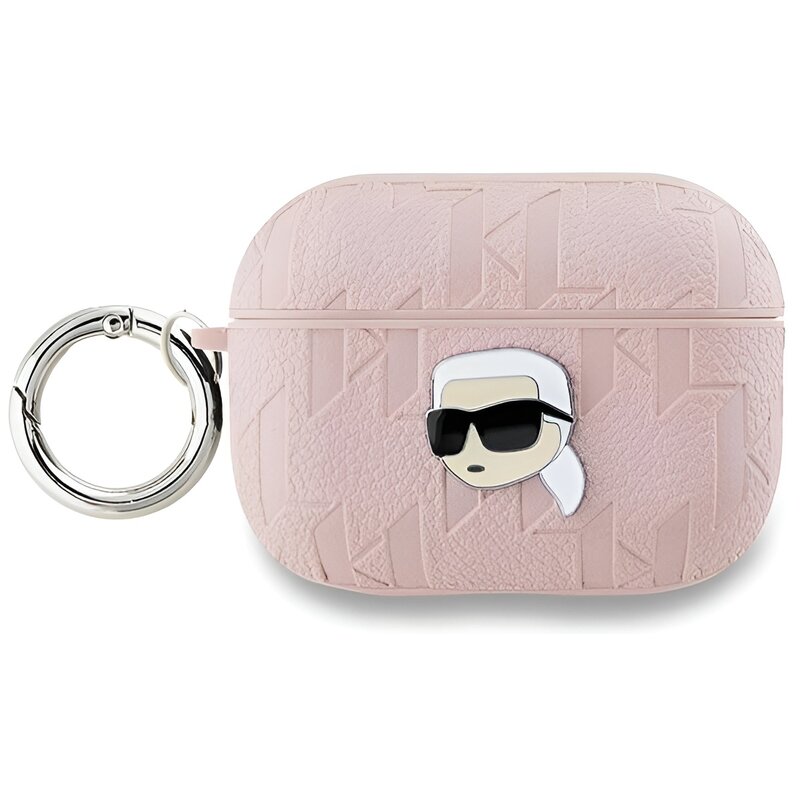 Karl Lagerfeld Monogram Karl Head do Apple AirPods Pro 2 Różowy