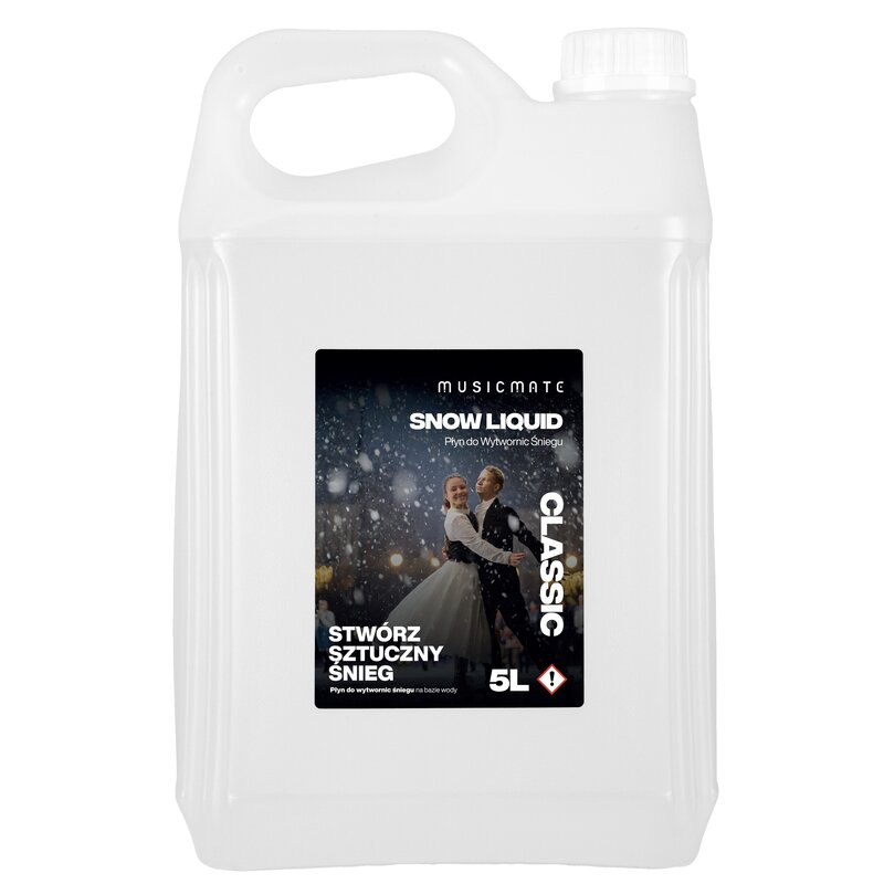 Płyn do wytwornic śniegu MUSIC MATE Snow 5l Wielokolorowy