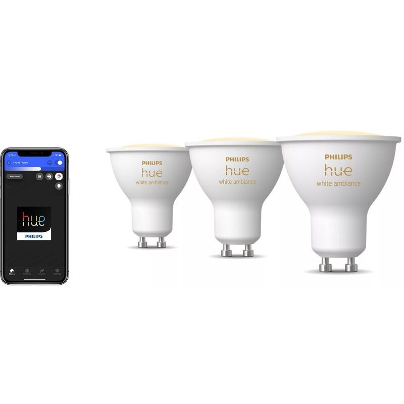 Philips Hue White Ambiance GU10 3szt.