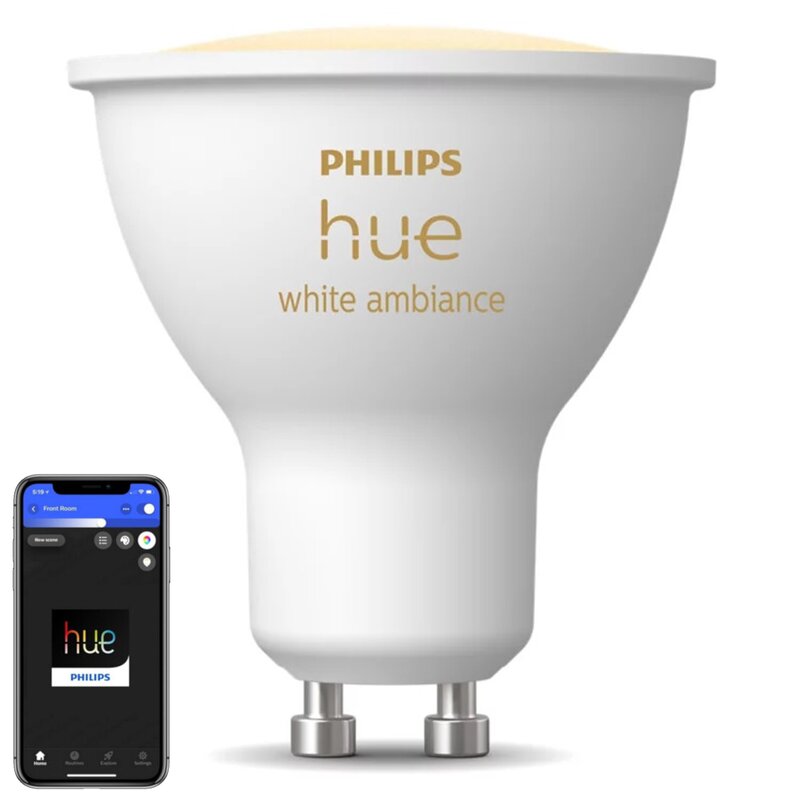 Philips Hue Hue White ambiance Inteligentny reflektor punktowy GU10