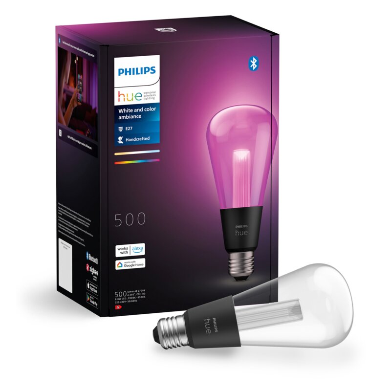 Philips Hue White and Colour Ambiance ST72 E27