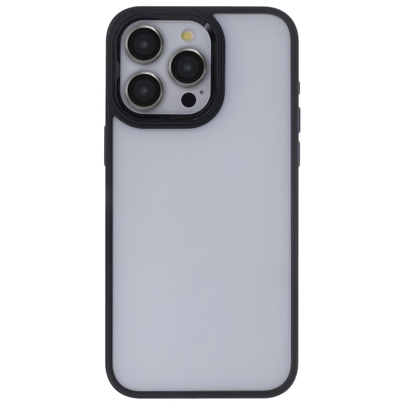 Etui TECTO SHIELD Satin Elegant Matt do Apple iPhone 15 Pro Max Czarny