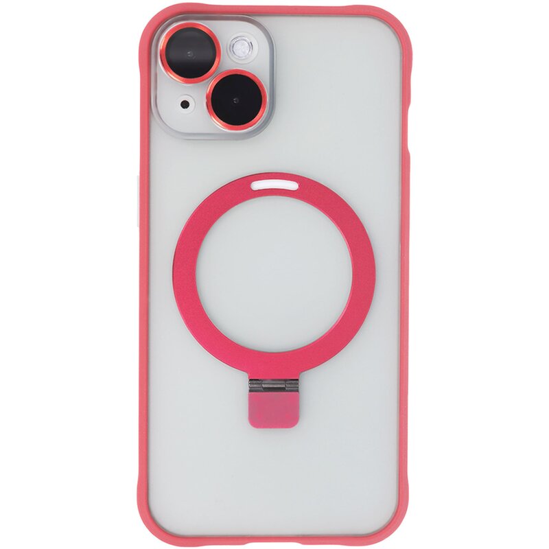 Etui TECTO SHIELD Ring Secure Mag do Apple iPhone 14 Czerwony