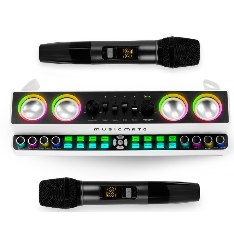 Musicmate MM-SC600 SonicPulse 40W Bluetooth Czarno-biały