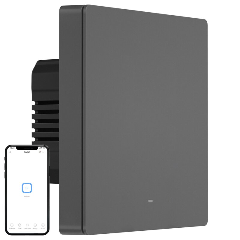 Sonoff Smart przełącznik ścienny WiFi M5 1C Szary (1-kanałowy)