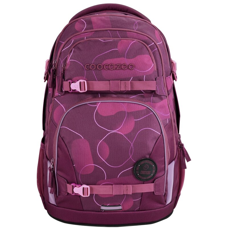 Plecak COOCAZOO 2.0 PORTER Berry Bubbles Czerwony