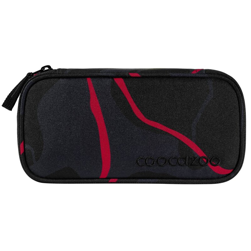 Piórnik COOCAZOO 2.0 Lava Lines Czarno-czerwony