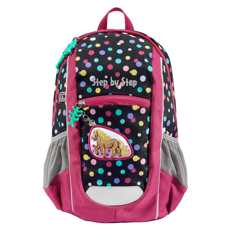 Plecak STEP BY STEP Junior Kiga Maxi Pony Lotta Czarno-różowy