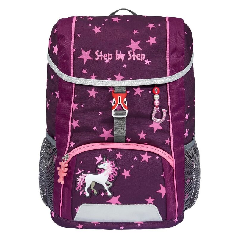Plecak STEP BY STEP Junior Kid Unicorn Nuala Fioletowo-różowy
