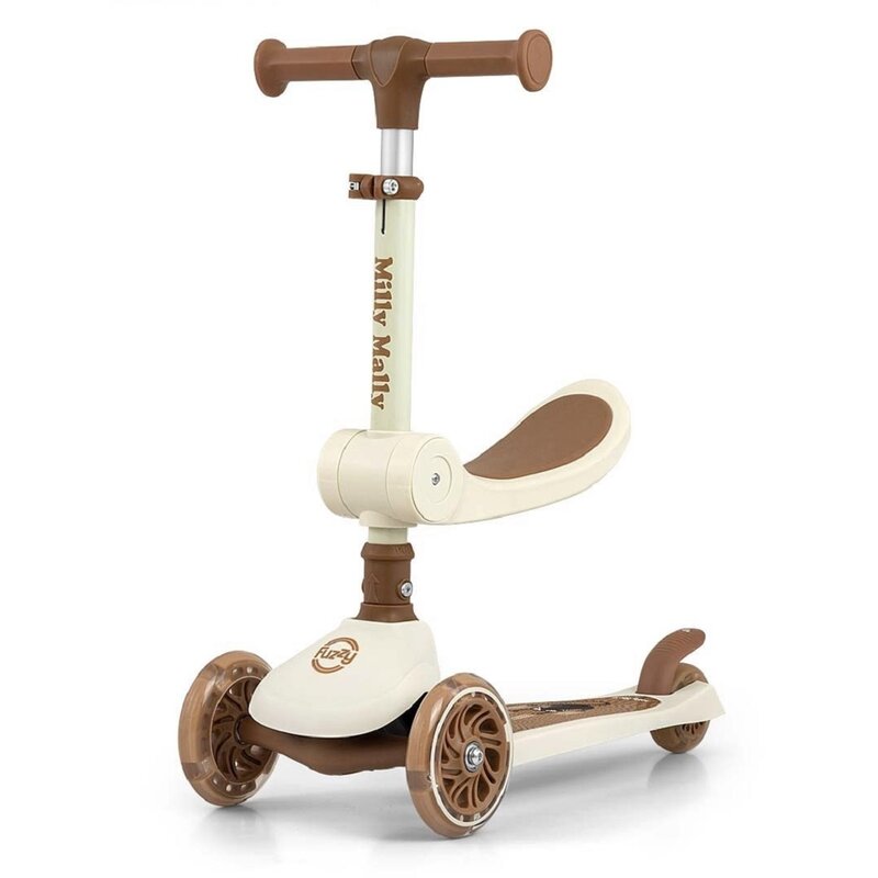 Hulajnoga dla dzieci MILLY MALLY Scooter Fuzzy Beżowy