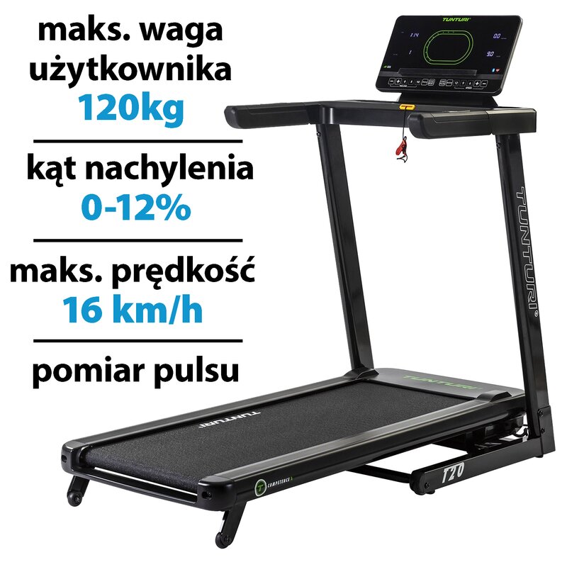 Bieżnia elektryczna TUNTURI Signature T20 2570W 16km/h