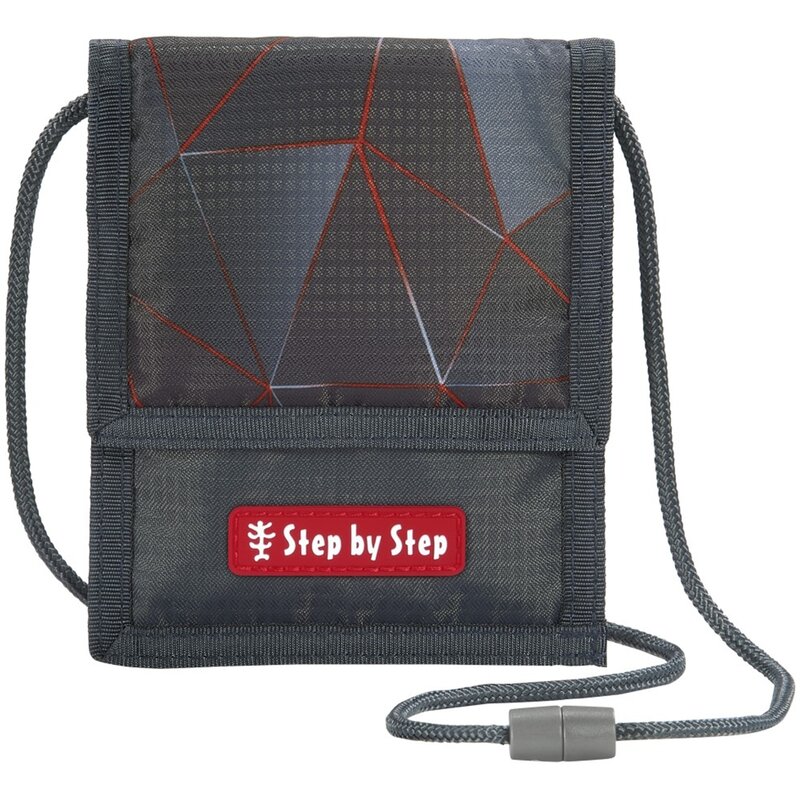 Portfel STEP BY STEP 2 Dragon Drako Czarno-czerwony